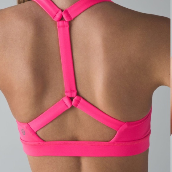 lululemon athletica Other - LULULEMON Neon Pink Pack It In Bra
